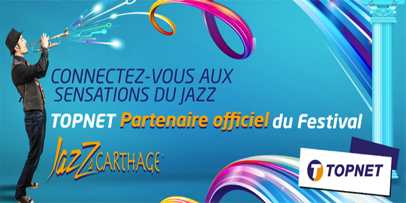 TOPNET, partenaire officiel du festival Jazz à Carthage