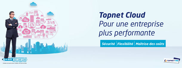 Topnet Cloud : Un nouveau portail pour la vente des solutions Cloud en ligne