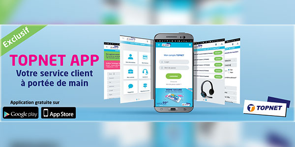 TOPNET APP : La nouvelle Application d’assistance client en ligne de TOPNET