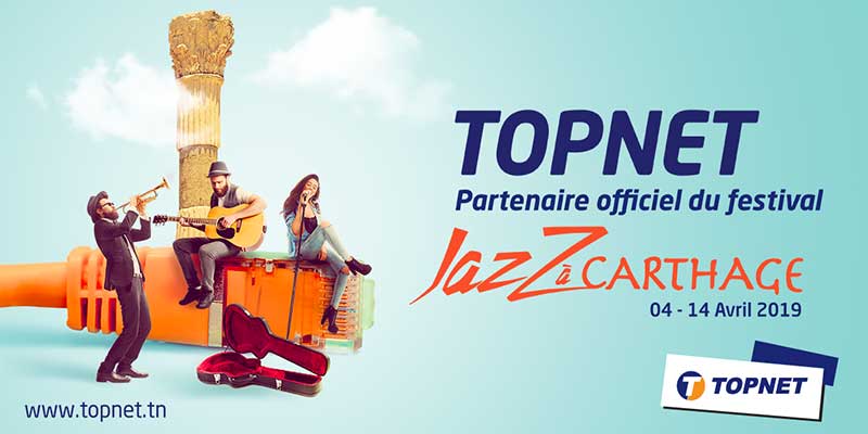  Topnet Partenaire officiel de Jazz à Carthage