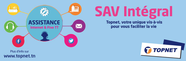 Topnet lance le « SAV Intégral » : Un nouveau service d’assistance client pour Internet et fixe TT en guichet unique 