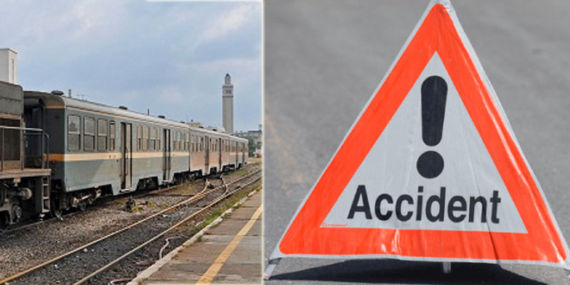 Une collision entre un train et une voiture fait 4 blessés à Monastir