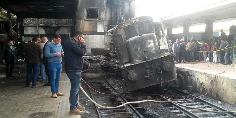 ارتفاع ضحايا انفجار بقطار في محطة مصر إلى 25 قتيلا