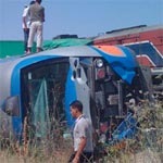 Accident entre un train et un tracteur à Bouficha