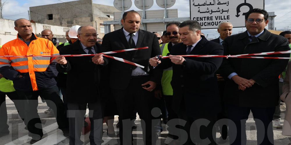 Inauguration d'un tunnel de 177 mètres et d’un pont à Tunis