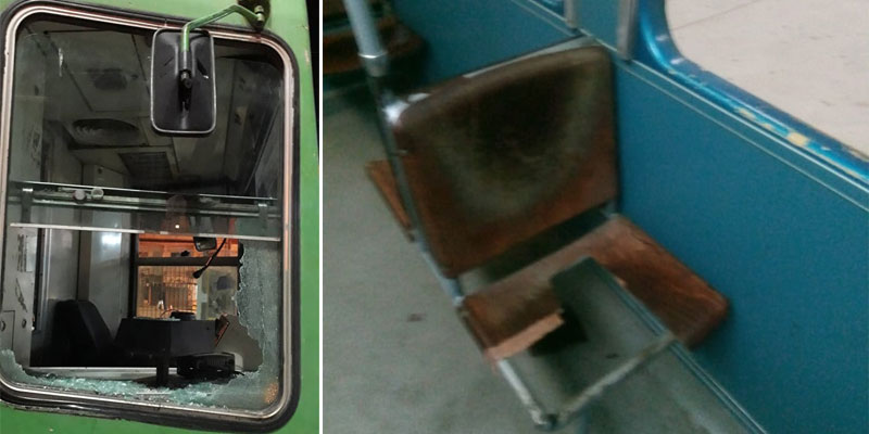 En photos : Des rames de métros et de trains vandalisées, les dégâts estimés à plus de 200 mille dinars 