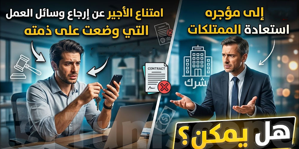 هل امتناع الأجير عن إرجاع وسائل العمل وتمكين ''كلمة النفاذ'' ينجم يتسبّب في الطرد؟