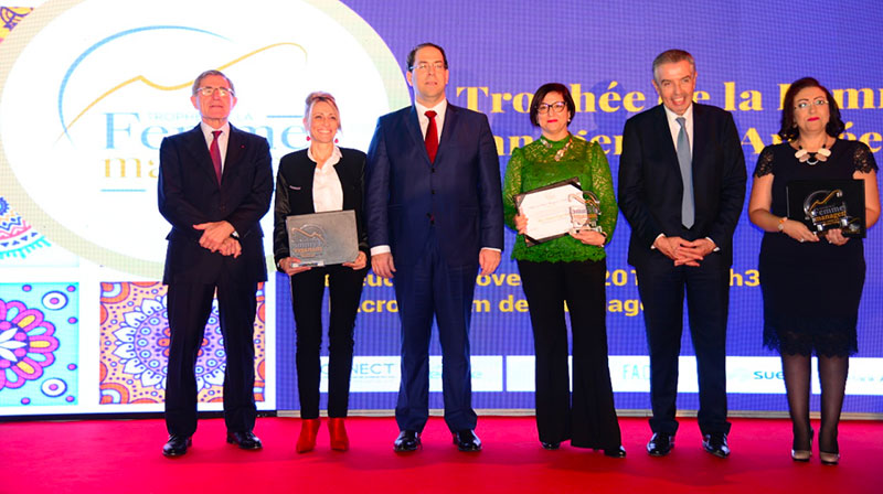 Le Trophée de la Femme Manager de l’Année (TFMA 2018) récompense les trois ambassadrices de l’entrepreneuriat féminin tunisien
