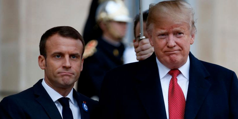 Entretien Trump-Macron sur le retrait des troupes US de Syrie
