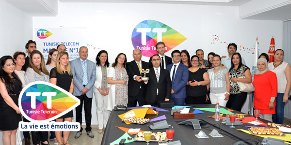 En vidéos : Tunisie Telecom fête son trophée Tunisia Brand Awards