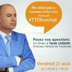 Le Directeur Général de Traveltodo vous donne rendez-vous demain à 14h pour un live chat