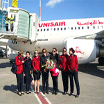 Aujourd’hui une équipe féminine assure le vol Tunis air Tunis/Paris Orly
