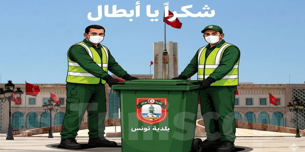 بلدية تونس تثمن جهود الإطارات وأعوان النظافة خلال العيد