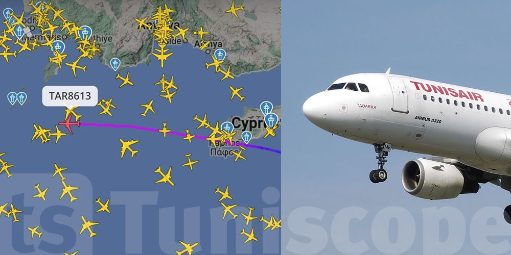 على متنها أكثر من 260 تونسيا : الرحلة الأولى إنطلقت من مطار بيروت و حاليا تعود الى أرض الوطن 