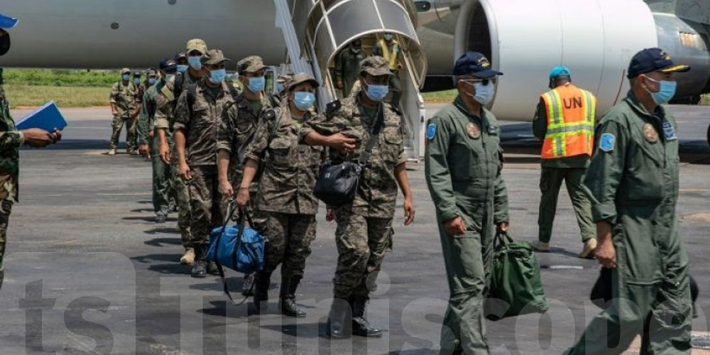 رسمي : وصول البعثة العسكرية التونسية إلى جمهورية إفريقيا الوسطى