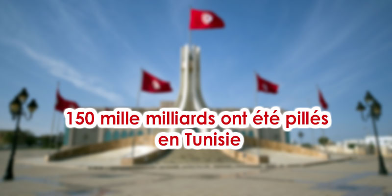 Avec un tiers après la révolution, 150 mille milliards ont été pillés en Tunisie