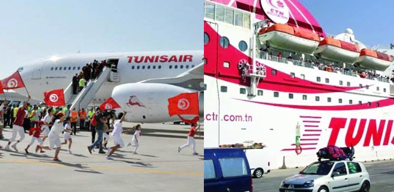 بينها 800 تذكرة مجانية: قرارات لتأمين عودة التونسيين من الخارج