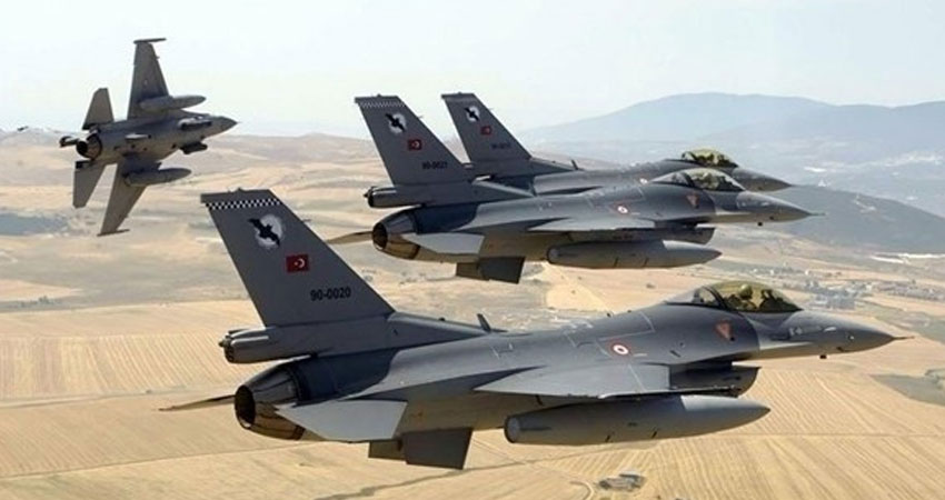 طائرات تركية تقصف 45 هدفاً في عملية عفرين