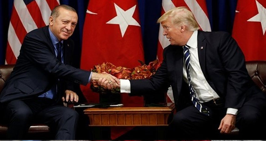 تركيا: أردوغان وترامب يبحثان الوضع في منبج وإدلب