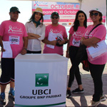 L’UBCI, sponsor de courir contre le cancer Octobre rose