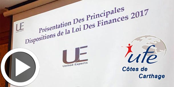 En vidéos - Petit déjeuner de l’UFE CC autour de la loi de finances : qu’est ce qui change en 2017 ?