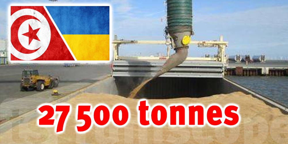 27 500 tonnes de blé ukrainien sont en route vers la Tunisie