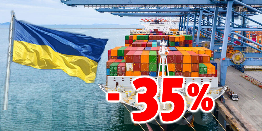 Ukraine : Baisse des exportations de marchandises de 35% en 2022