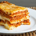 Lasagnes à la sauce bolognaise 