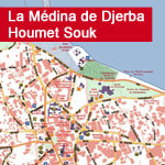 Carte de la Médina de Djerba Houmet Souk