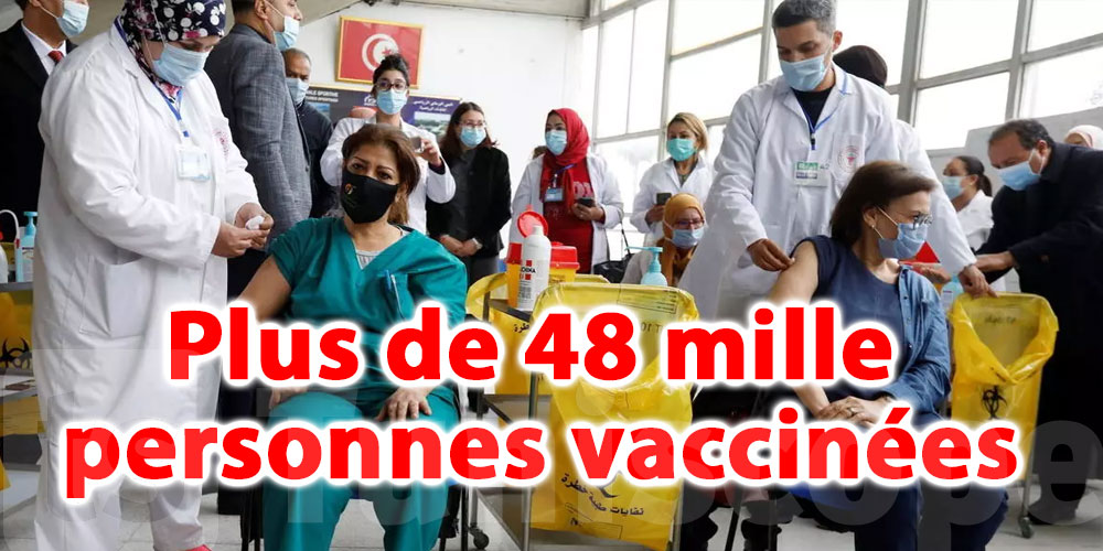 Plus de 48 mille personnes vaccinées en 16 jours