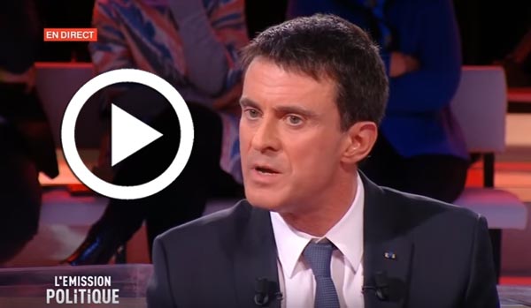 En vidéo : Quand Valls met la Tunisie et l’Iran dans le même sac