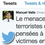 Manuel Valls : La menace et l'horreur des terroristes n'épargnent aucune nation