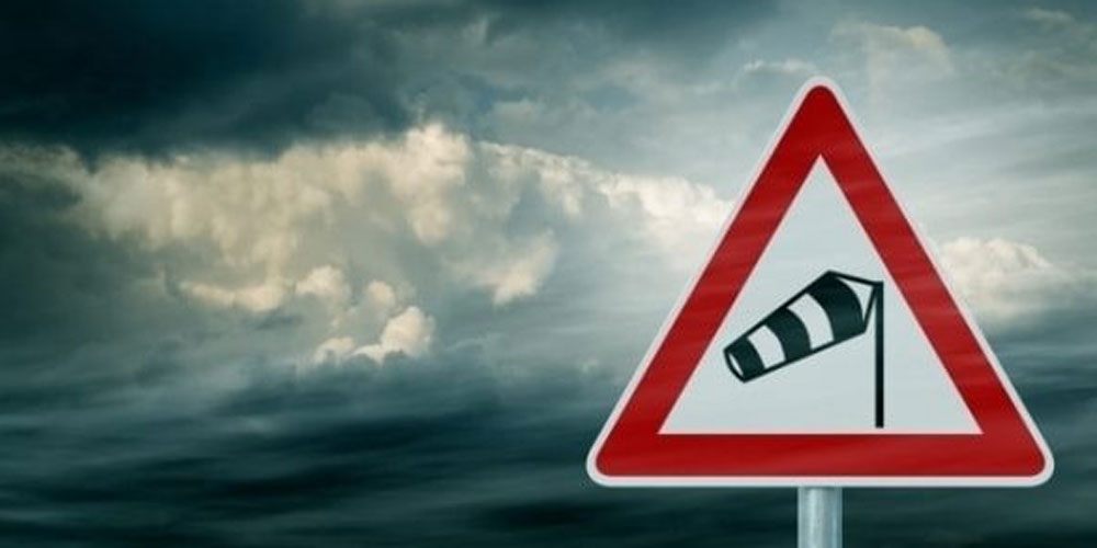 تواصل هبوب الرياح القوية اليوم