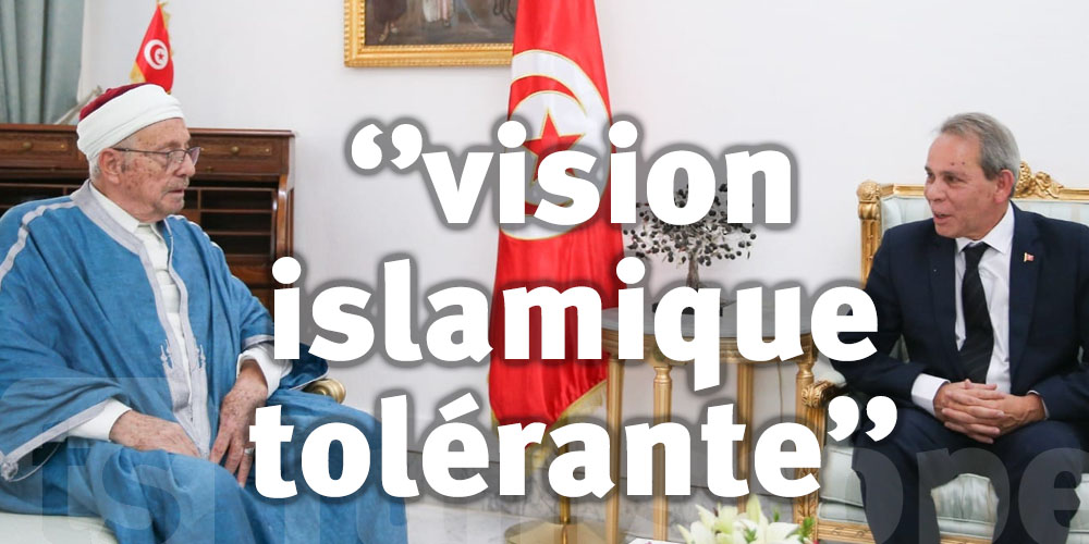 Le chef du gouvernement rencontre le Mufti de la République Tunisienne