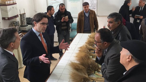 En photos : Visite du DG de la Coopération Internationale auprès du ‎Ministère néerlandais des Affaires Etrangères au Kef 