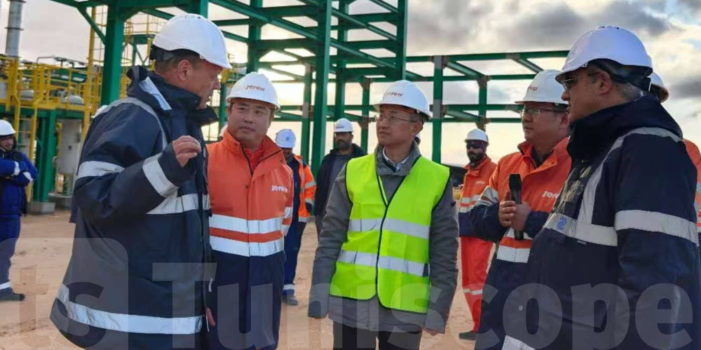 Gafsa et Tataouine : l’ambassadeur chinois découvre les chantiers énergétiques