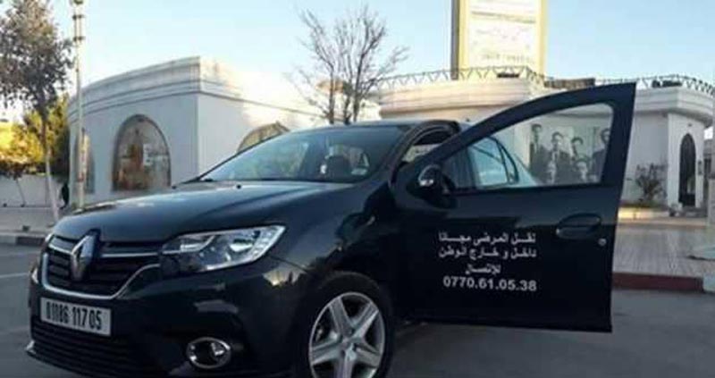 جزائري يسخر سيارته لنقل المرضى مجانا داخل وخارج البلاد إلى تونس