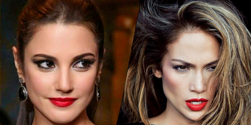 En photos : Dorra Zarrouk VS Jennifer Lopez...Qui porte le mieux la robe Reem Acra ? 