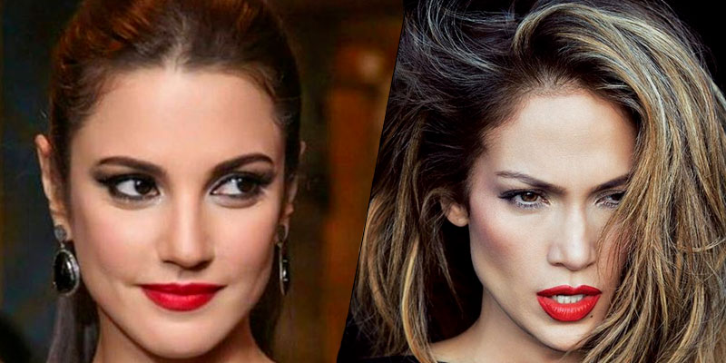 En photos : Dorra Zarrouk VS Jennifer Lopez...Qui porte le mieux la robe Reem Acra ?