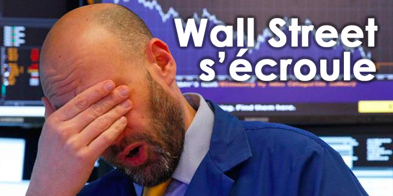 Wall Street s’écroule, les échanges suspendus