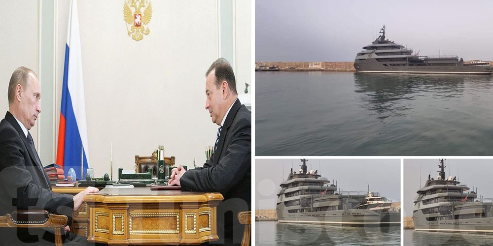 D’une valeur de 85 millions de dollars, un méga Yacht russe se trouve en Tunisie 