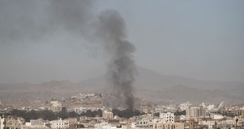 مقاتلات التحالف تقصف موقعاً للحوثيين في صنعاء