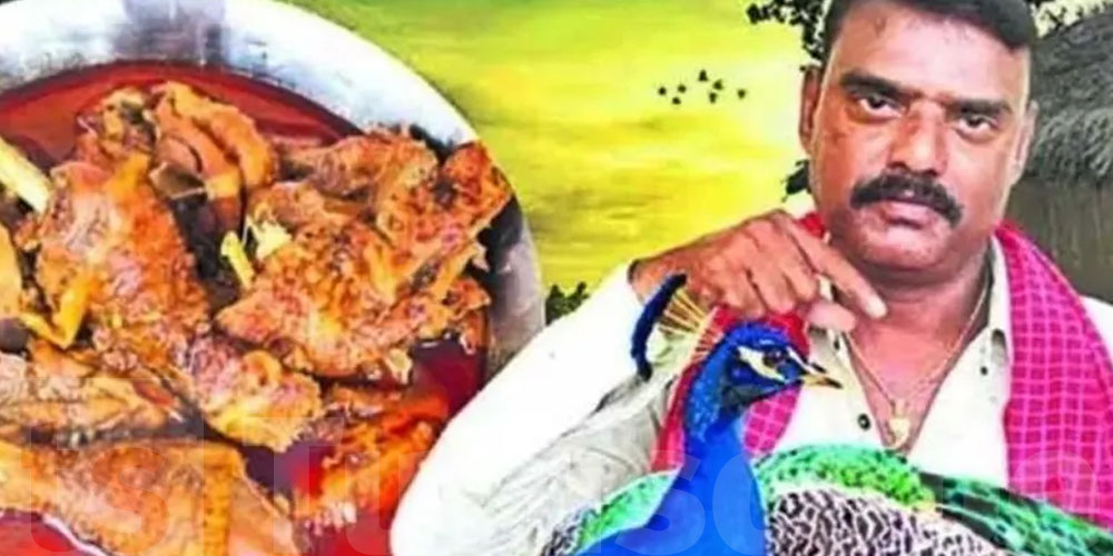 نجم على يوتيوب يطهو  طاووساً على المباشر و الامن يتدخل 