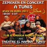 Zemeken : Un concert hors normes ... à la tunisienne !