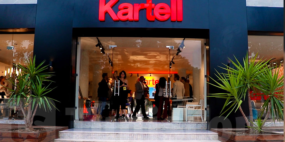 l'ouverture du nouveau FLAGSHIP store KARTELL à Tunis