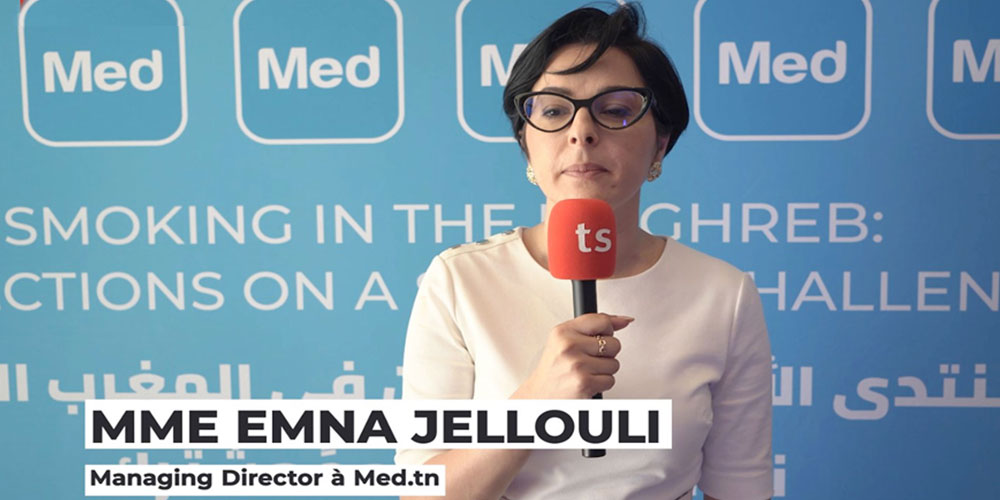 Mme Emna Jellouli (Med.tn) au 1er Forum Maghrébin sur le Tabagisme