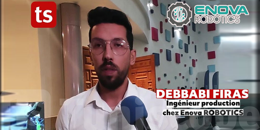 Firas Debbabi de Enova ROBOTICS  au Safran Tunisia Innovation Shaker