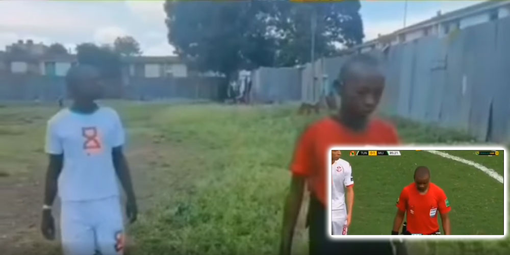 بالفيديو: أطفال أفارقة يقلدون ما حدث في مباراة تونس ومالي 